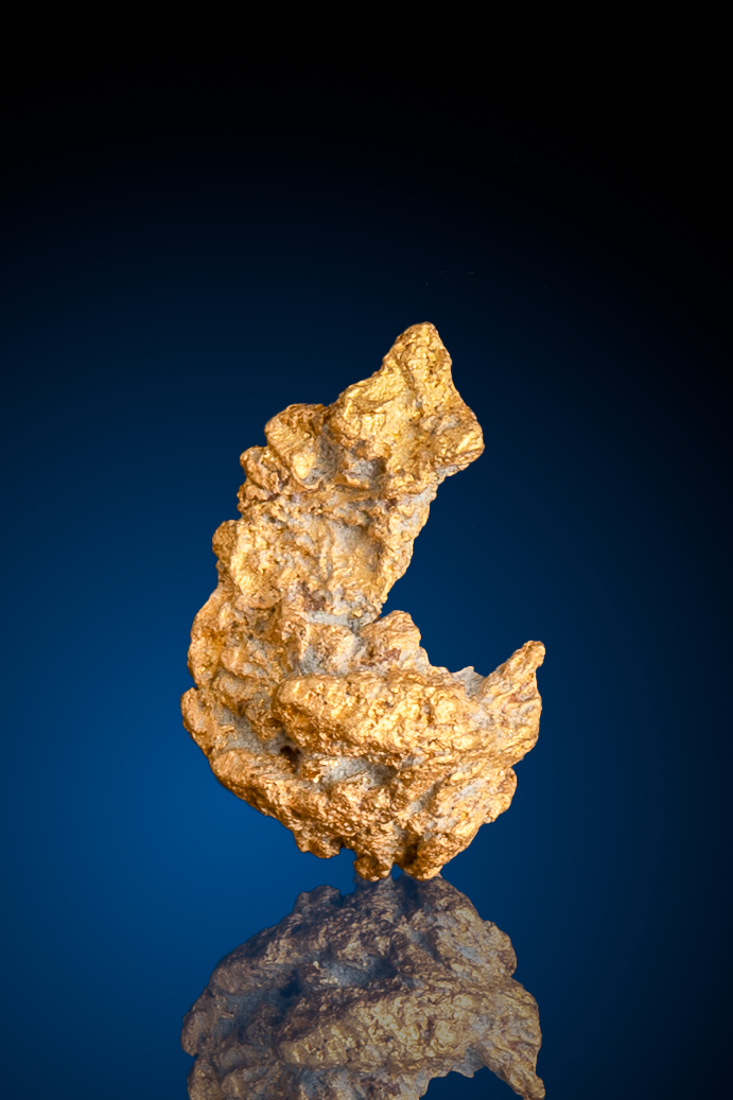 (image for) Brilliant Crystallized Gold Specimen from New Zealand